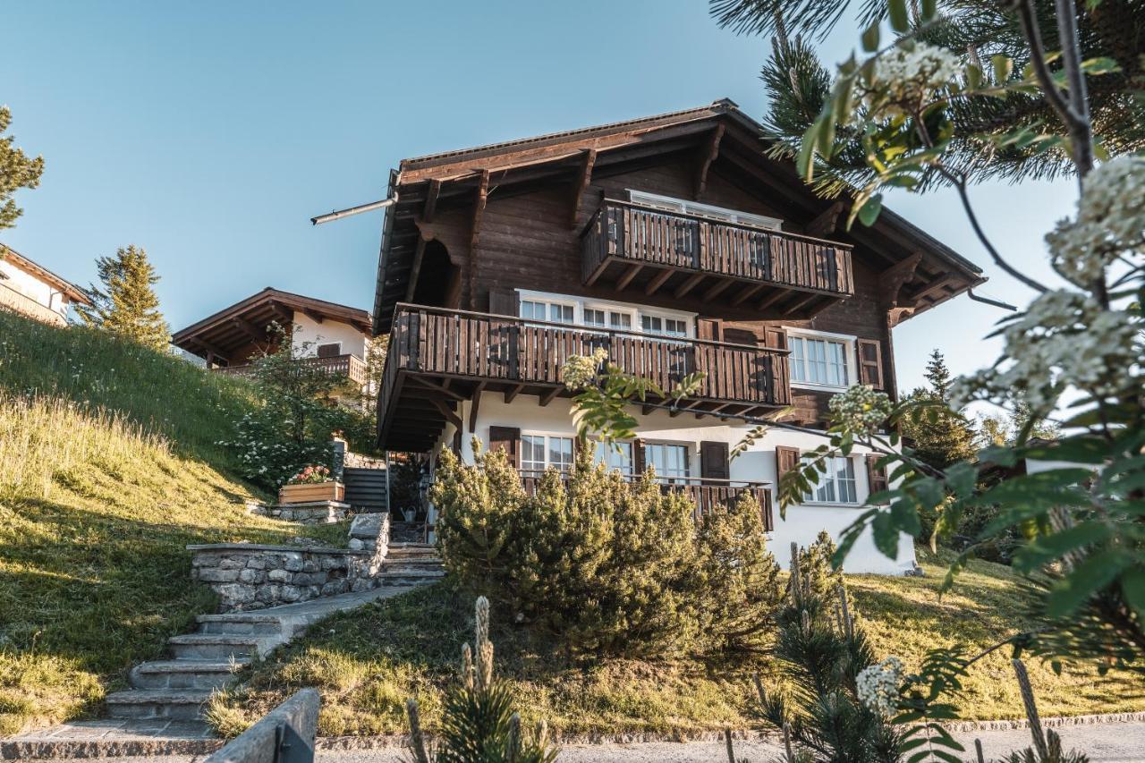 Chalet Sunna Höckli - Pistennah und Ruhig mit Panoramablick Arosa Bagian luar foto